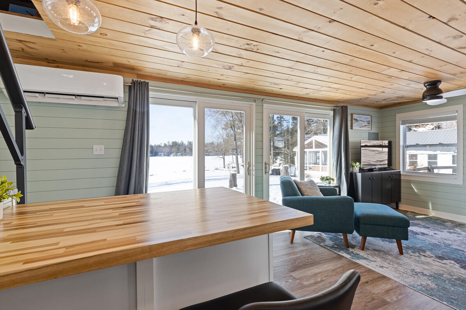 34 Albee Road Augusta, ME 04330 - Photo 44 of 61 Kitchen bar with view