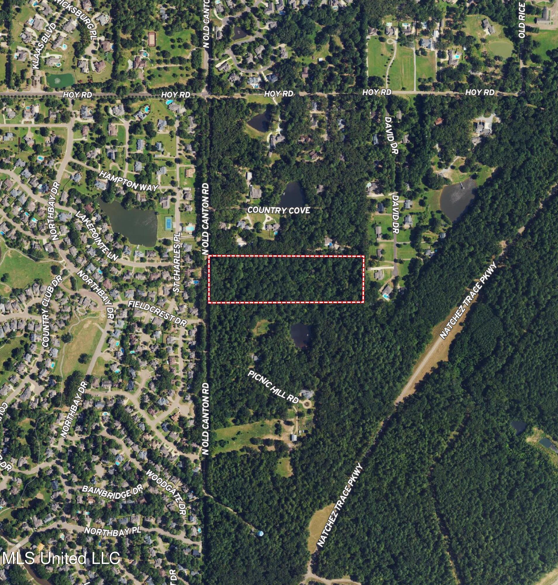 Deer Ridge Road Madison, MS 39110 - Photo 2 of 12 lot 1 outline