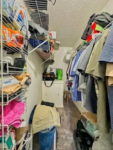 a view of storage and utility room