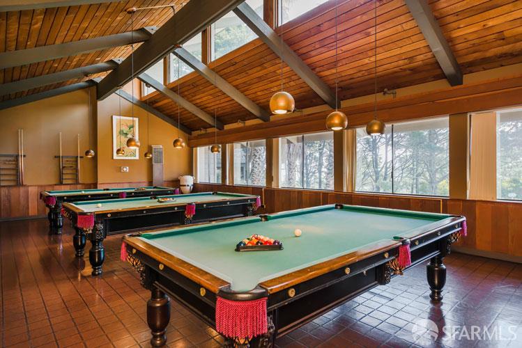 55 Red Rock Way, Unit 207 San Francisco, CA 94131 - Photo 9 of 15 a room with pool table and windows