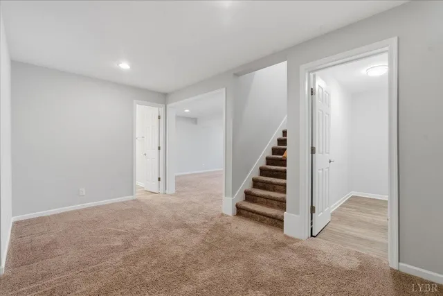 a view of empty room