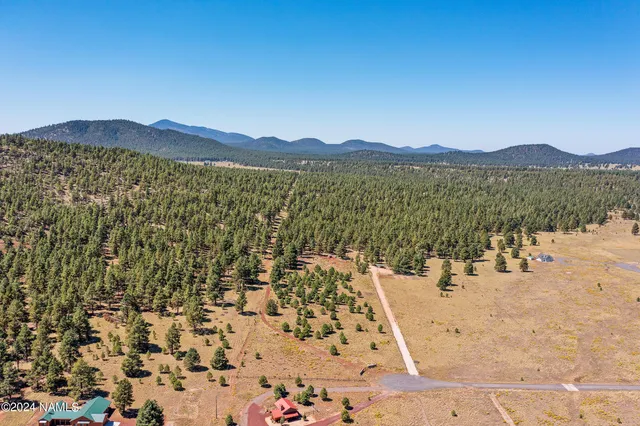 a view of lake and mountain