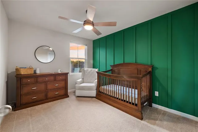 a view of a hallway with entryway