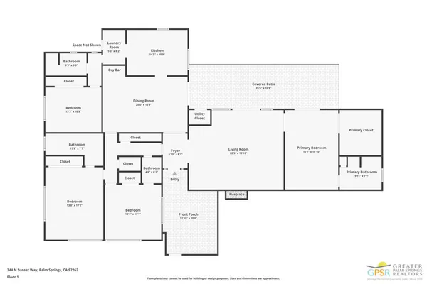 $1,100,000 | 344 North Sunset Way, Palm Springs, CA 92262