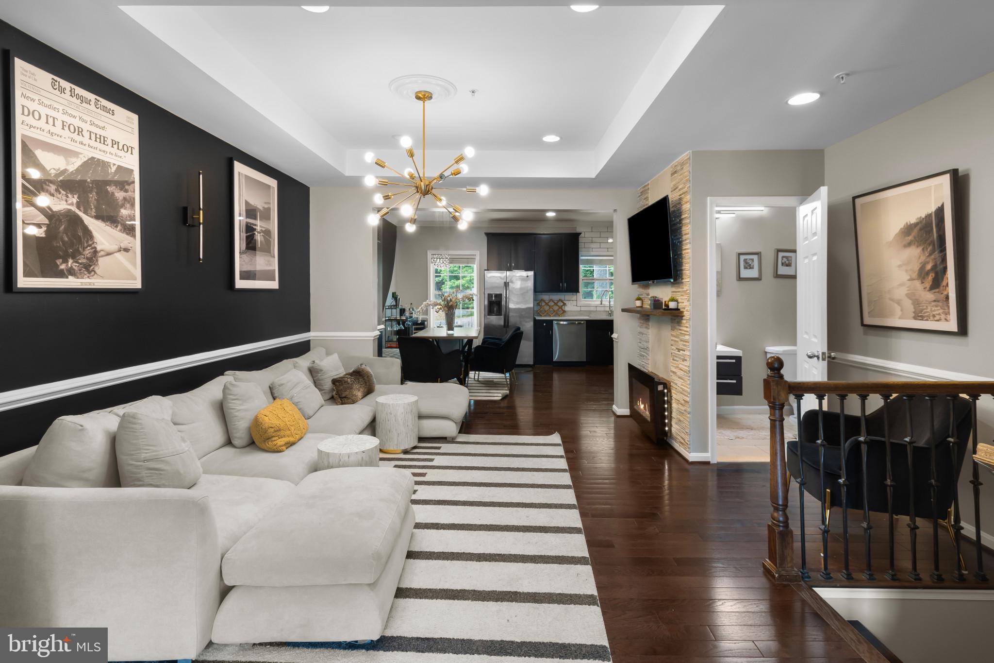 1778 W Street Southeast Washington, DC 20020 - Photo 10 of 44 a living room with furniture and wooden floor