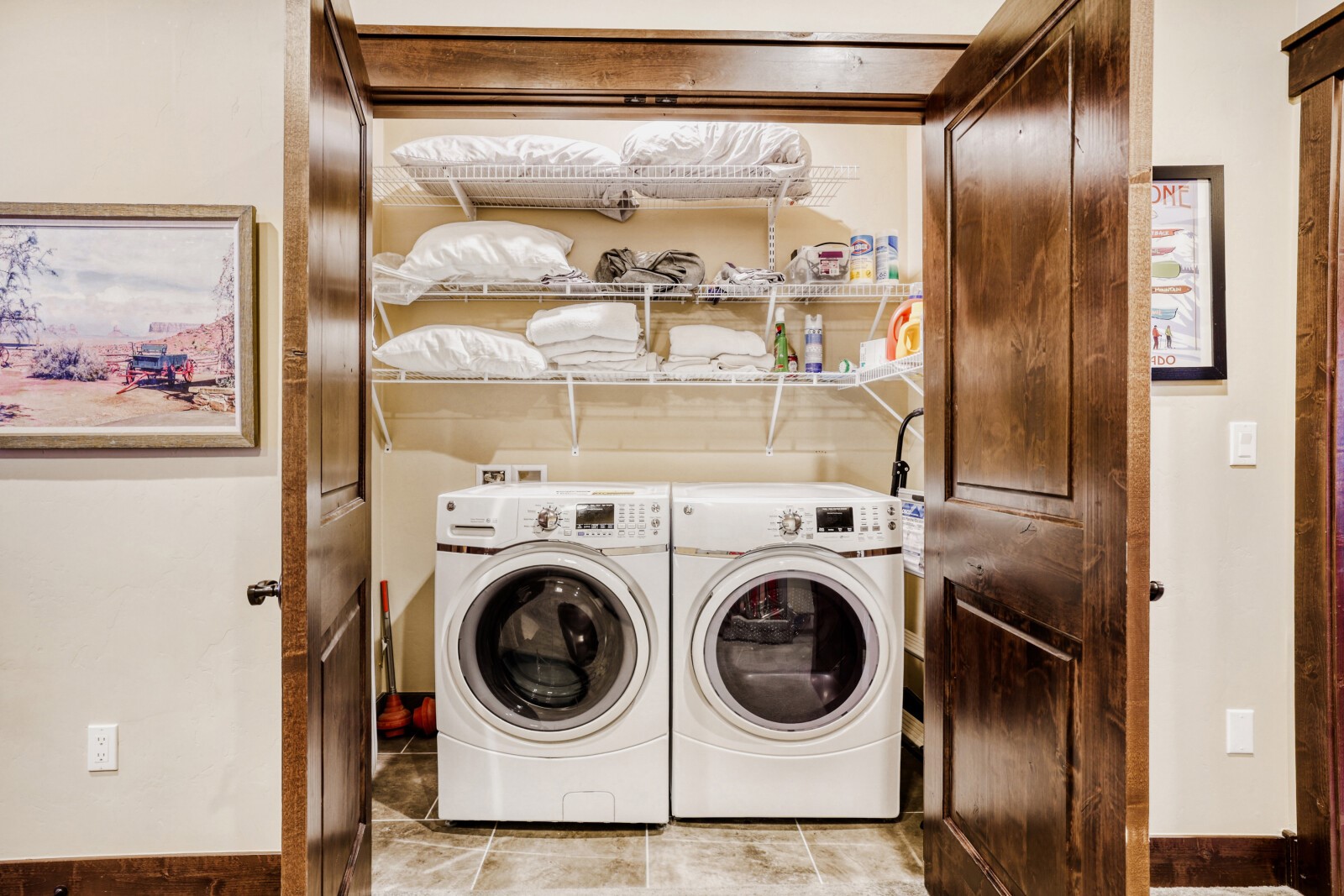 852 Independence Road, Unit B Keystone, CO 80435 - Photo 29 of 38 a utility room with dryer and washer