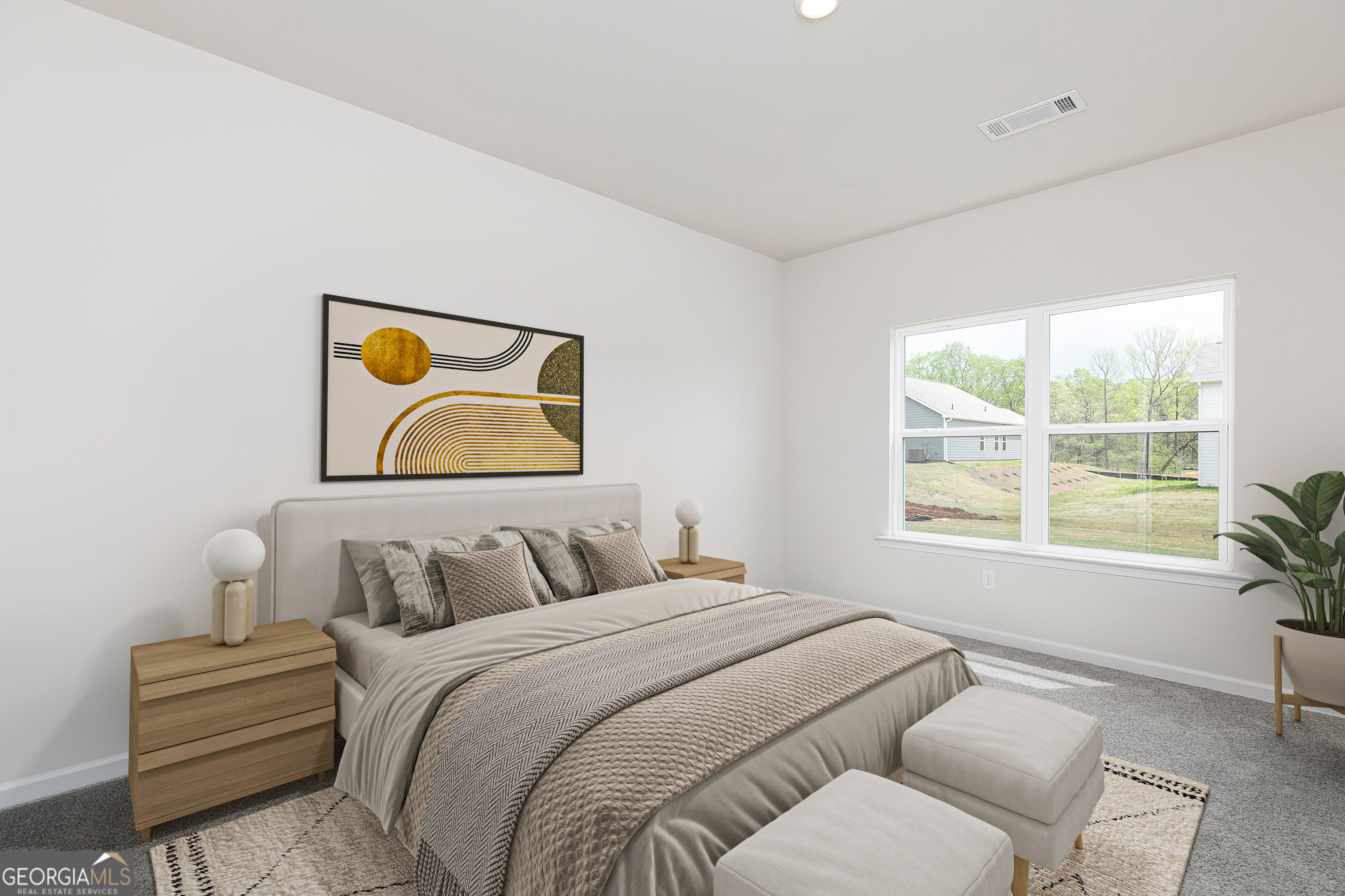 115 Darter Court Jefferson, GA 30549 - Photo 15 of 16 a bedroom with a bed and painting on the wall