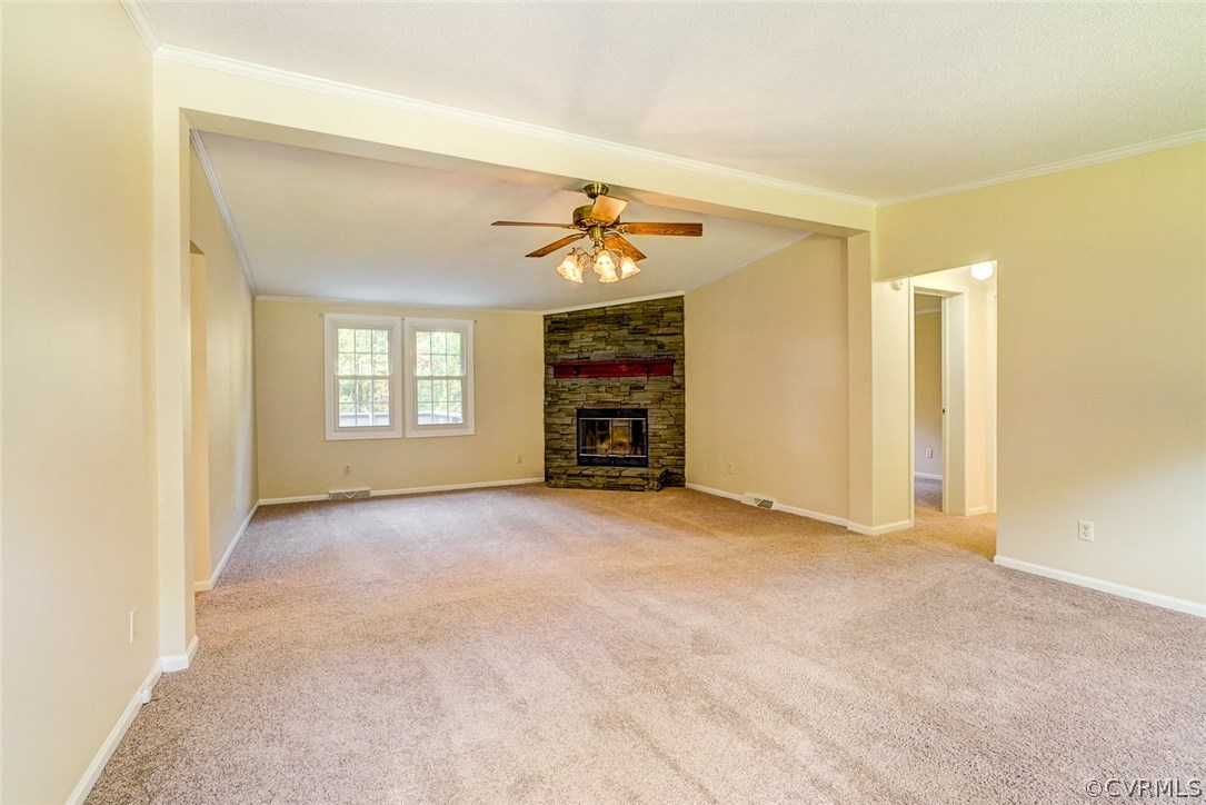 17684 Baltimore Road Dewitt, VA 23840 - Photo 16 of 42 an empty room with a empty space and windows