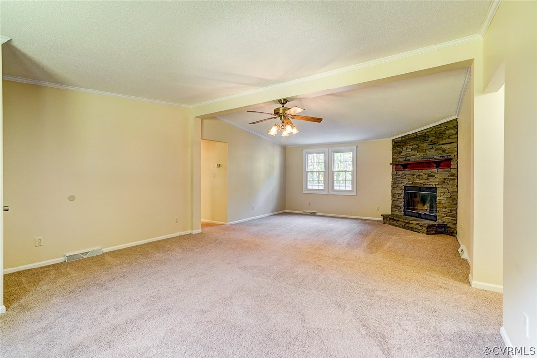 17684 Baltimore Road Dewitt, VA 23840 - Photo 17 of 42 a view of a livingroom with a fireplace
