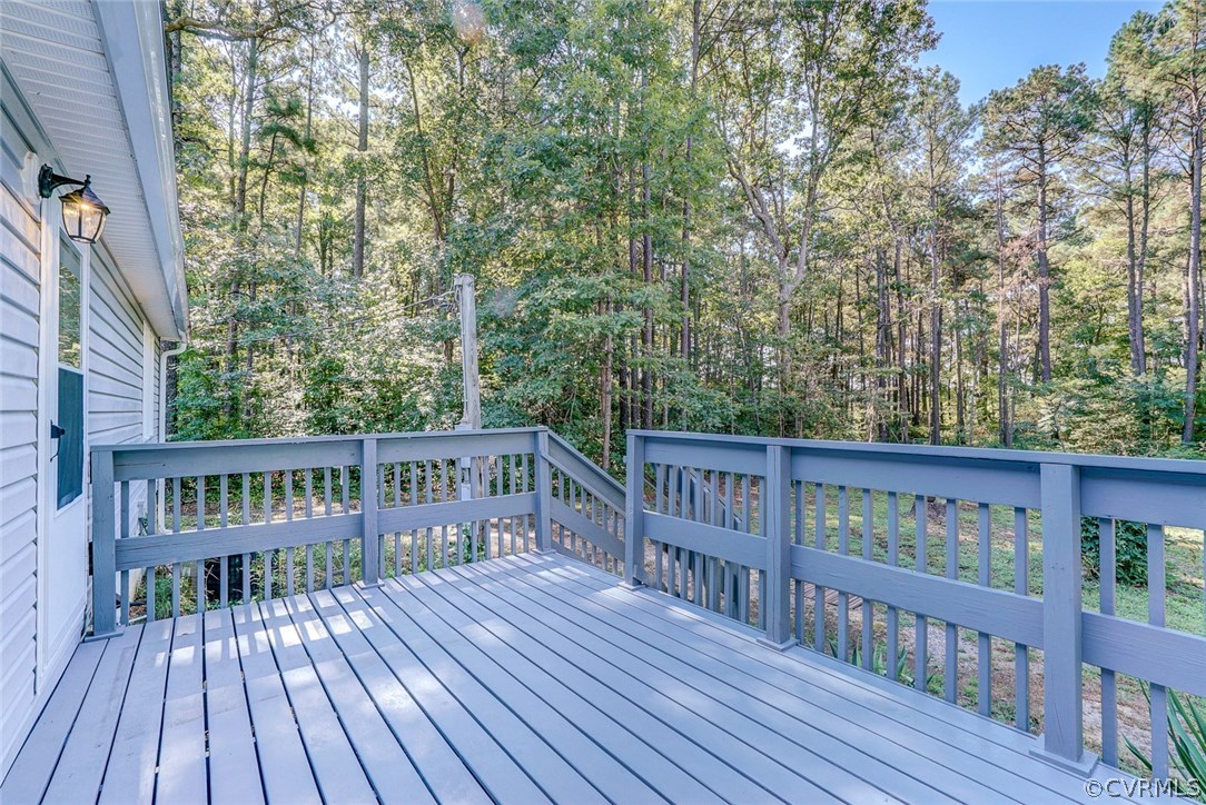 17684 Baltimore Road Dewitt, VA 23840 - Photo 6 of 42 a view of a wooden roof deck
