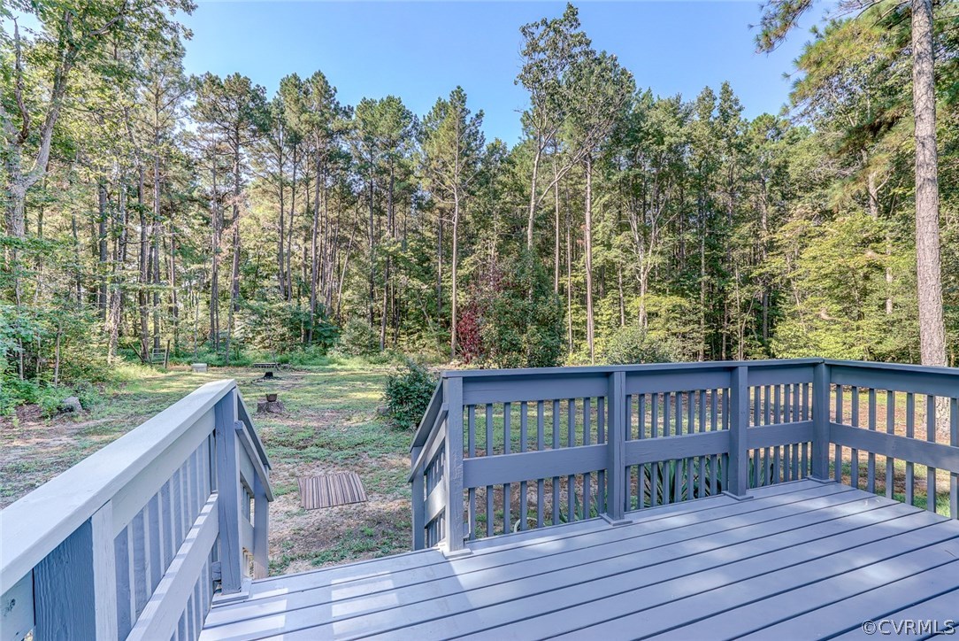 17684 Baltimore Road Dewitt, VA 23840 - Photo 7 of 42 a view of wooden deck and a yard