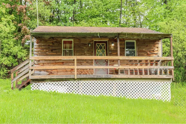 a view of a house with a window