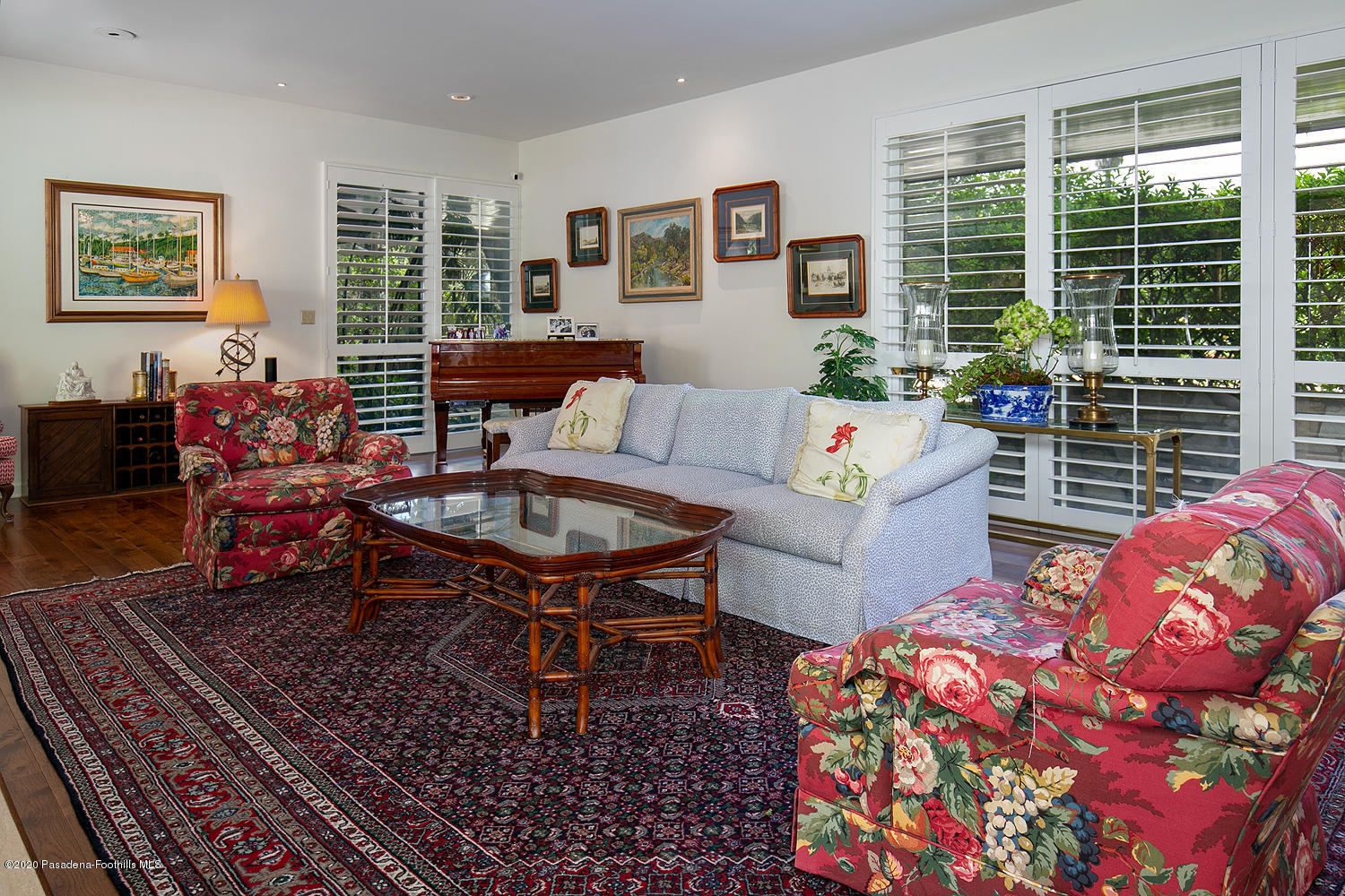 600 Busch Place Pasadena, CA 91105 - Photo 11 of 47 a living room with furniture and a large window