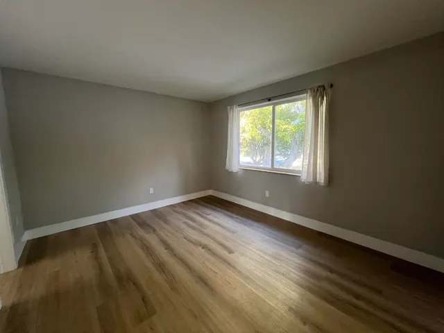 wooden floor in an empty room