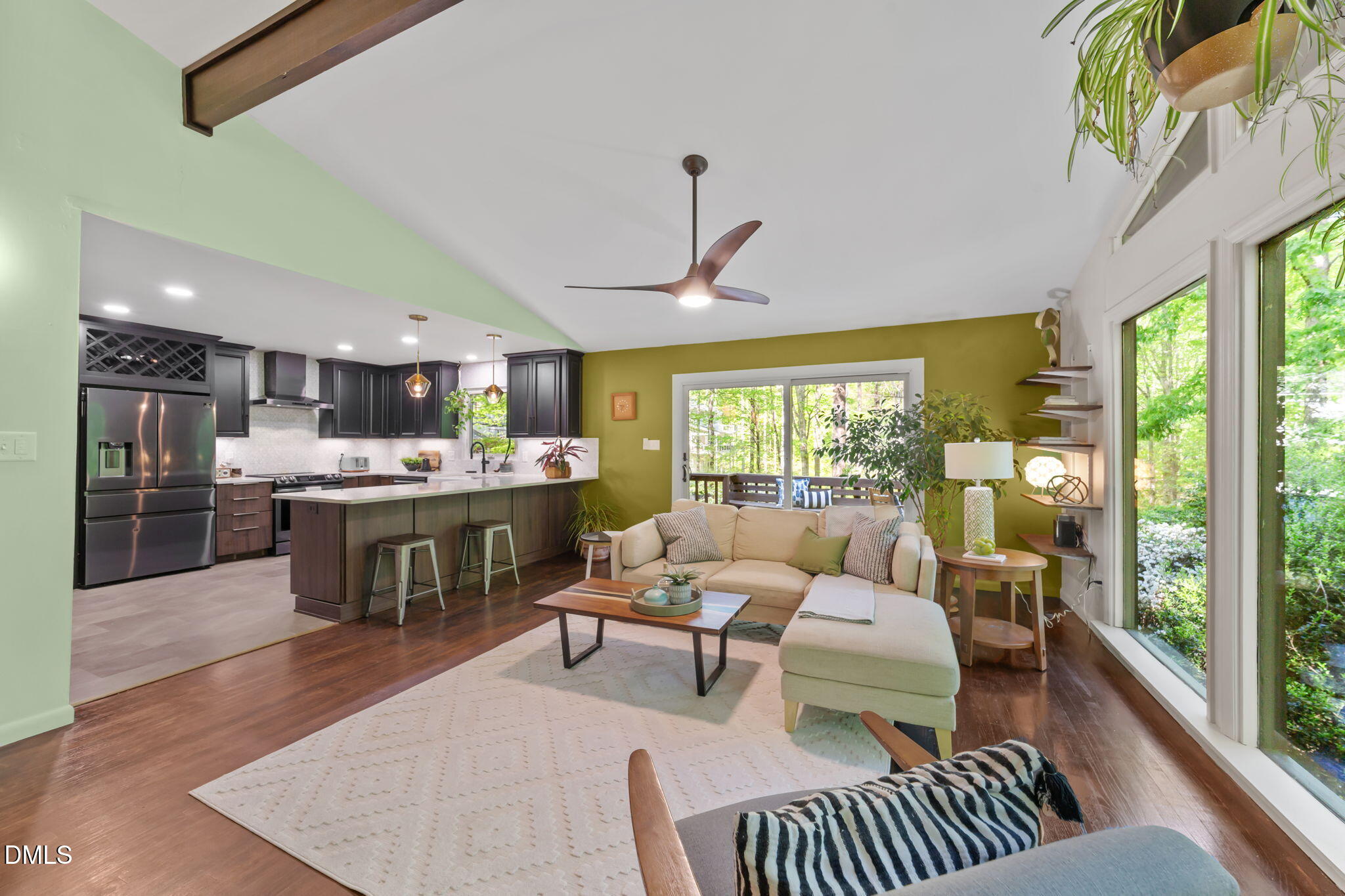 105 Barcliff Terrace Cary, NC 27518 - Photo 4 of 47 a living room with furniture and a large window