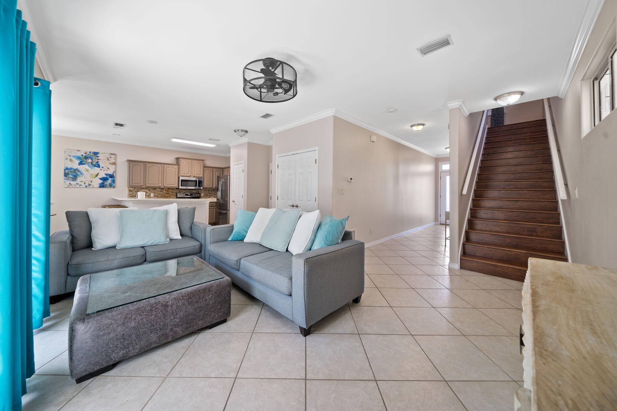 229 Inverrary Drive Destin, FL 32541 - Photo 7 of 35 a living room with furniture and a kitchen view