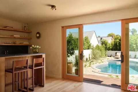 a view of front door