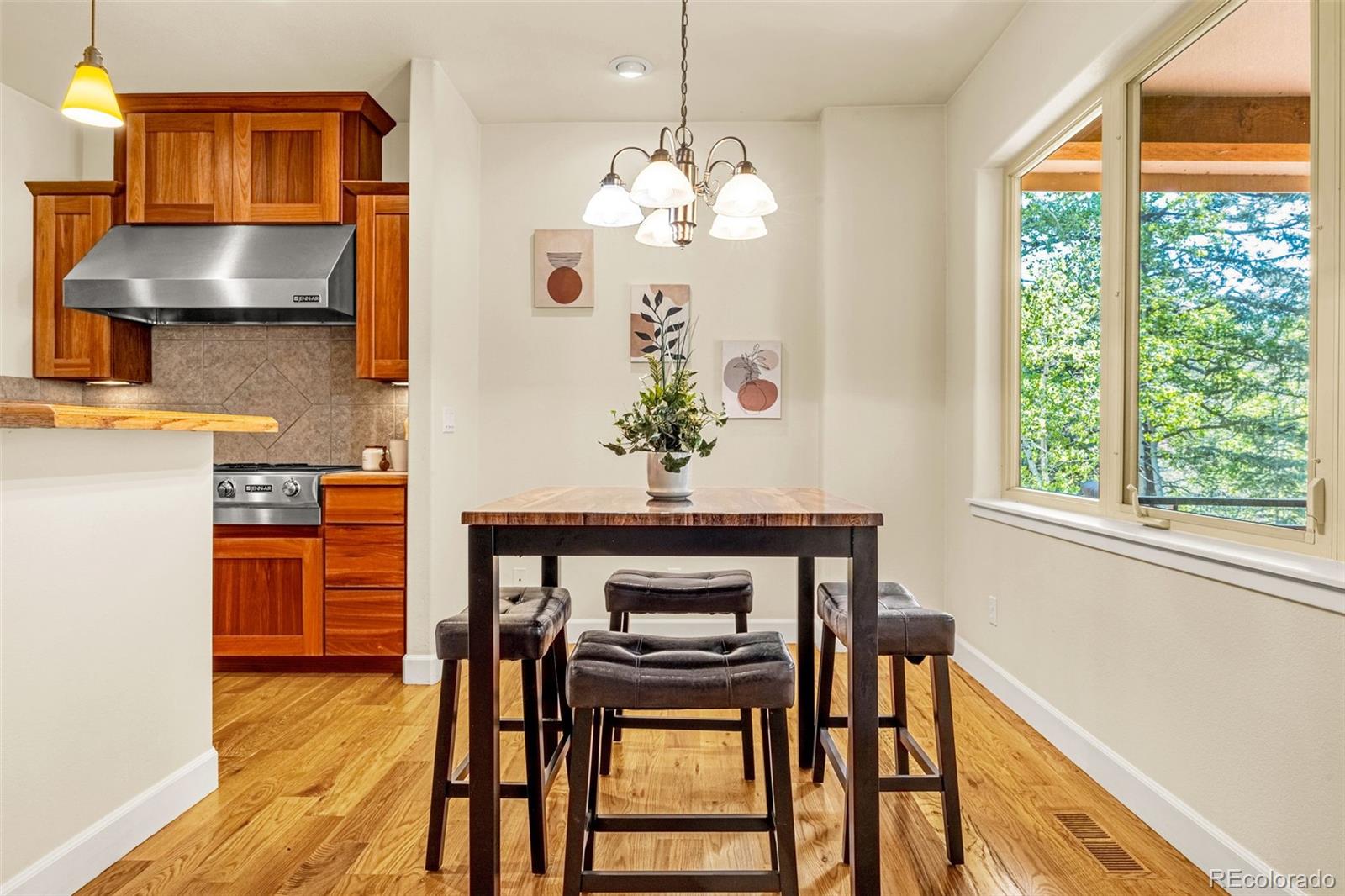4775 Neeper Valley Road Manitou Springs, CO 80829 - Photo 8 of 41 a dining room with furniture and window