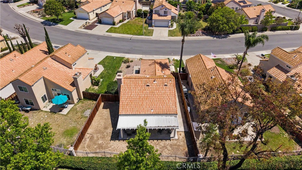 43121 Corte Cabrera Temecula, CA 92592 - Photo 16 of 17 an aerial view of a house with a yard