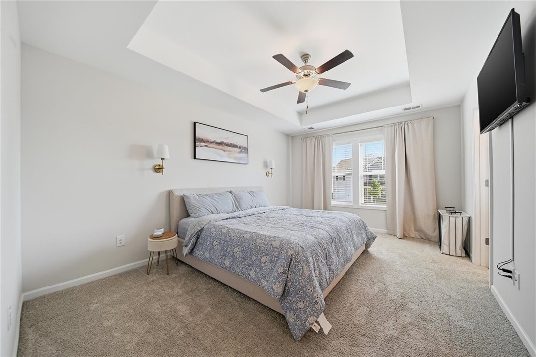 403 Seaborn Circle Pendleton, SC 29670 - Photo 27 of 47 This tranquil bedroom offers comfort and a sense of calm with a detailed ceiling and soft natural light.