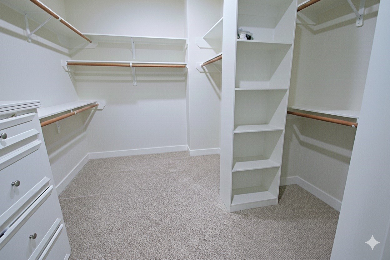 1317 Bomar Street Houston, TX 77006 - Photo 13 of 27 a view of an empty walk in closet