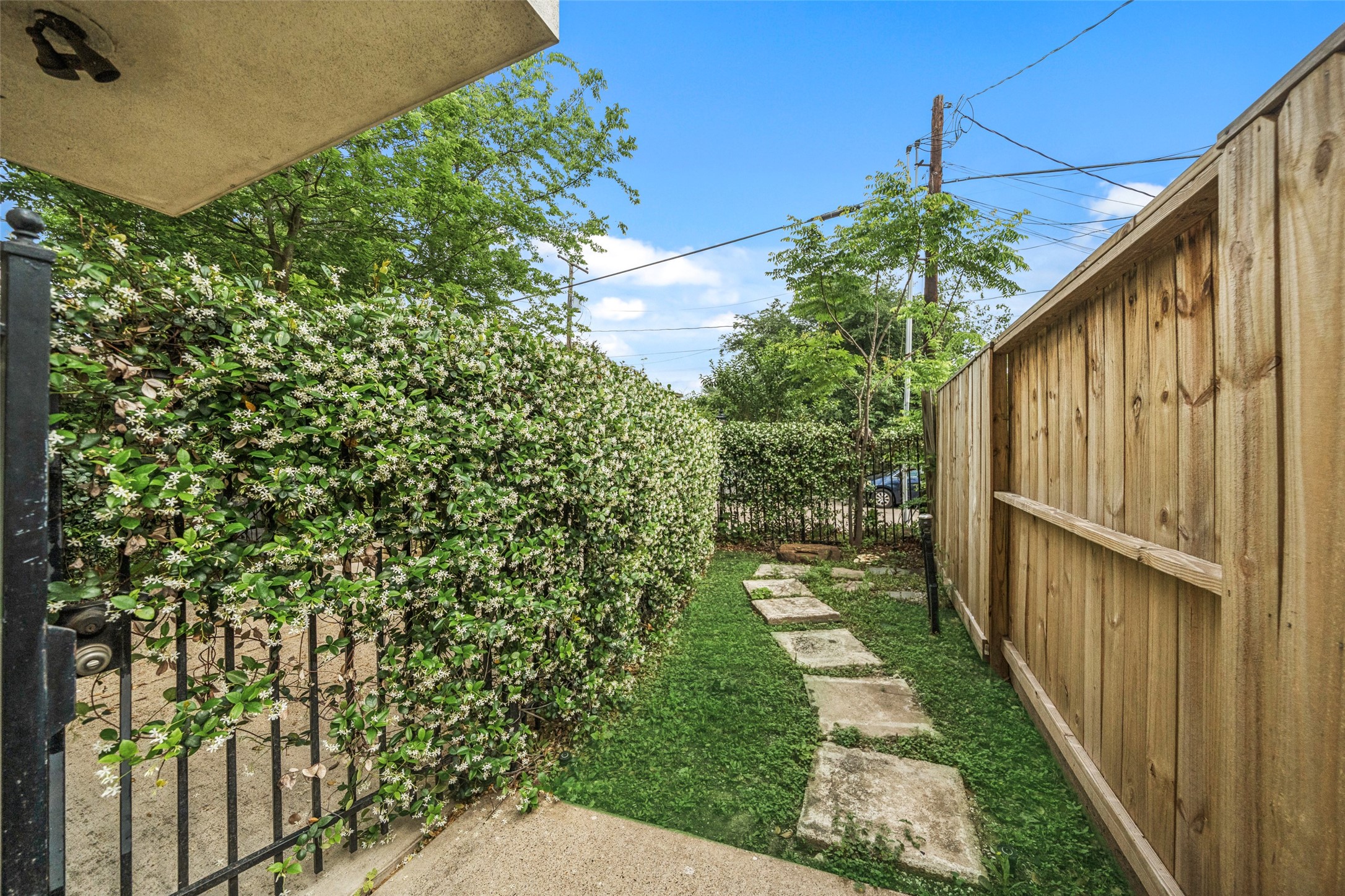 1317 Bomar Street Houston, TX 77006 - Photo 2 of 32 a view of a pathway of a garden