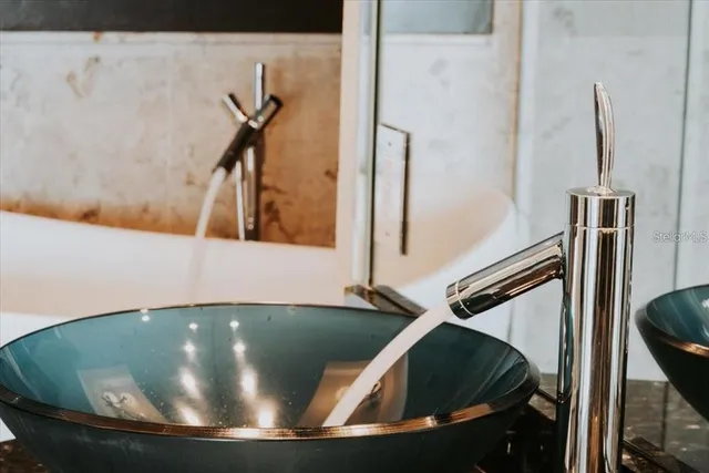 a close view of closet