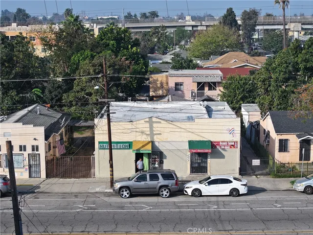 a car parked on the side of a street