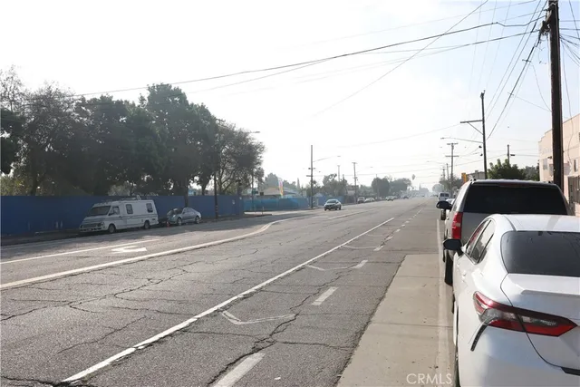 a car parked on the side of the road