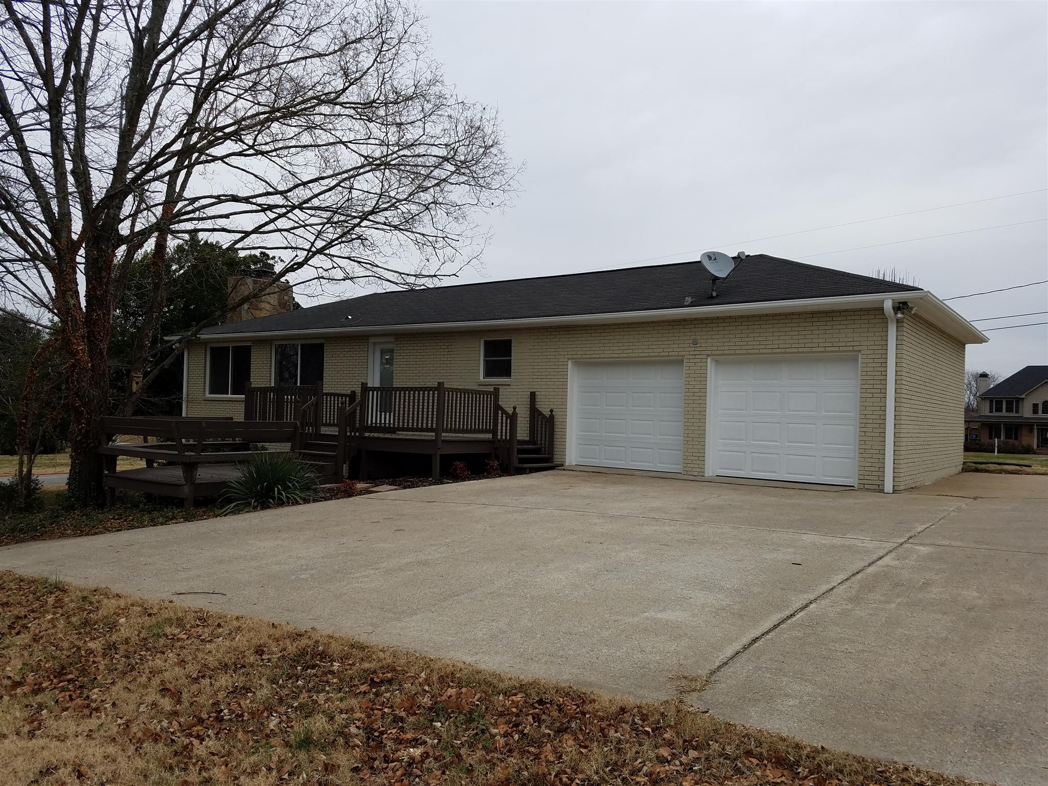 6340 John Hagar Road Mount Juliet, TN 37122 - Photo 3 of 20 2 Car Garage, Large 2 Tier Deck with lots of summer shade.