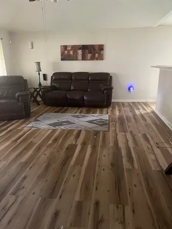 a bedroom with a bed and a closet