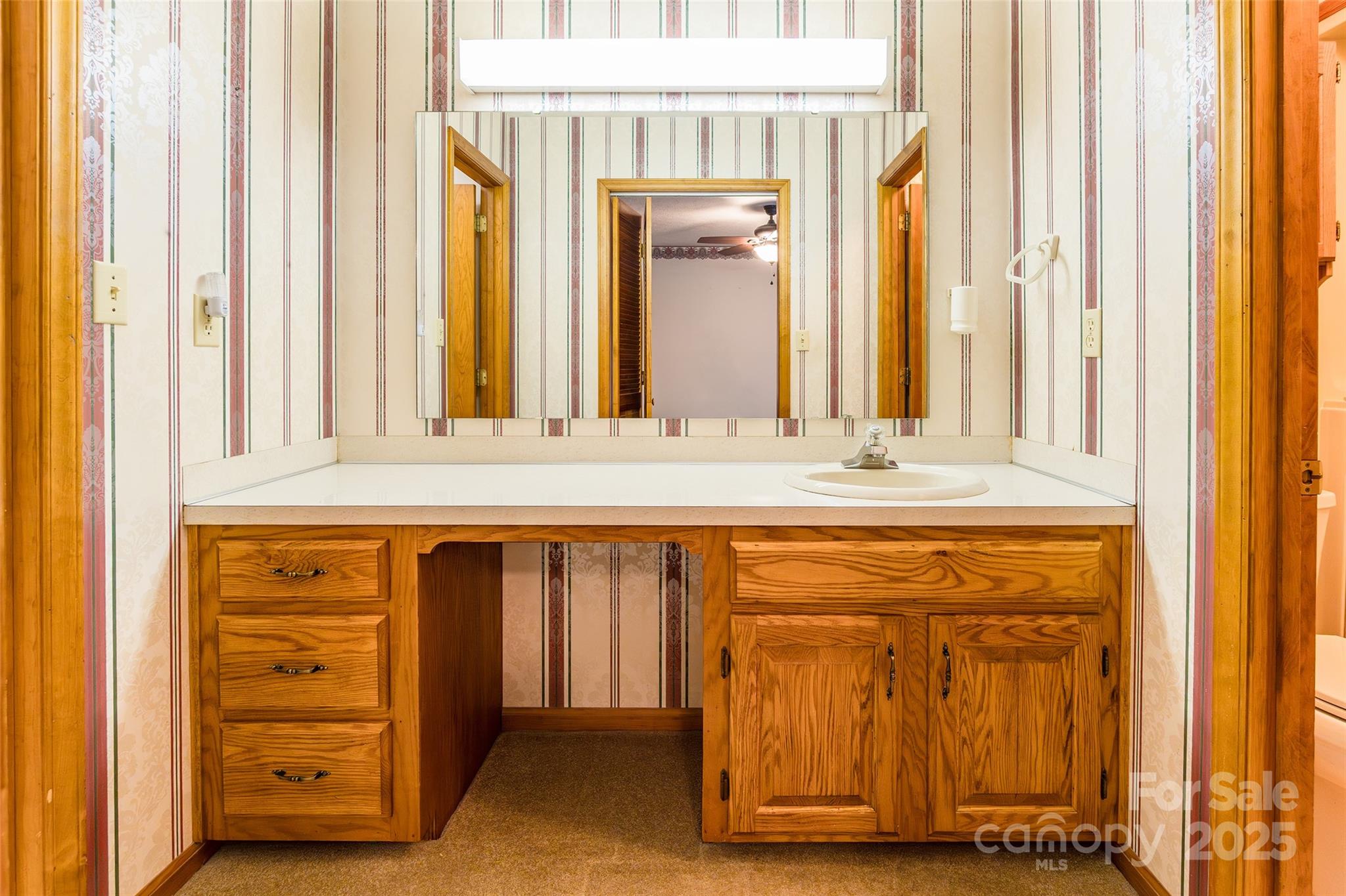 673 Tirzah Road York, SC 29745 - Photo 20 of 37 a bathroom with a sink and a mirror