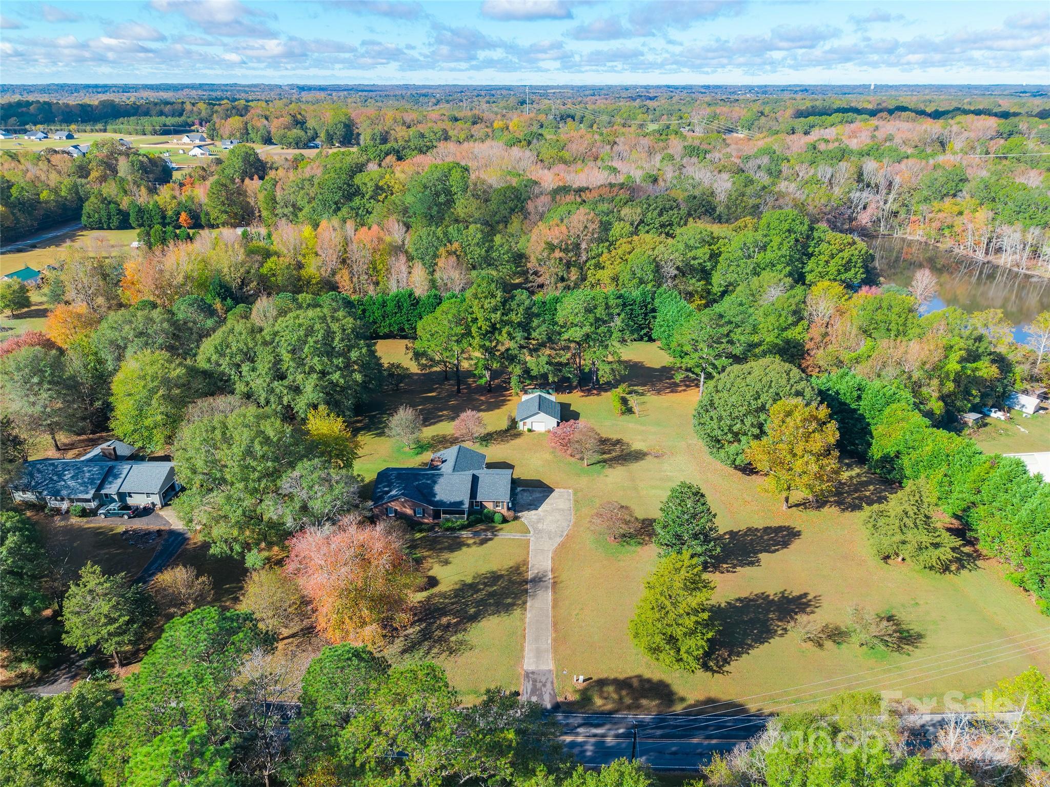 673 Tirzah Road York, SC 29745 - Photo 2 of 37 an aerial view of a residential houses with yard