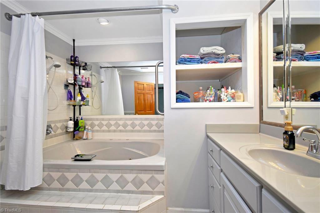 1297 Boiling Springs Road Purlear, NC 28665 - Photo 22 of 46 Primary Bathroom