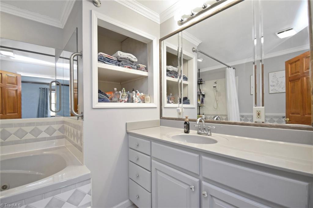 1297 Boiling Springs Road Purlear, NC 28665 - Photo 23 of 46 Primary Bathroom