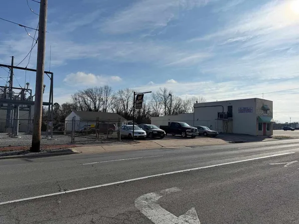 a car parked on the side of the road