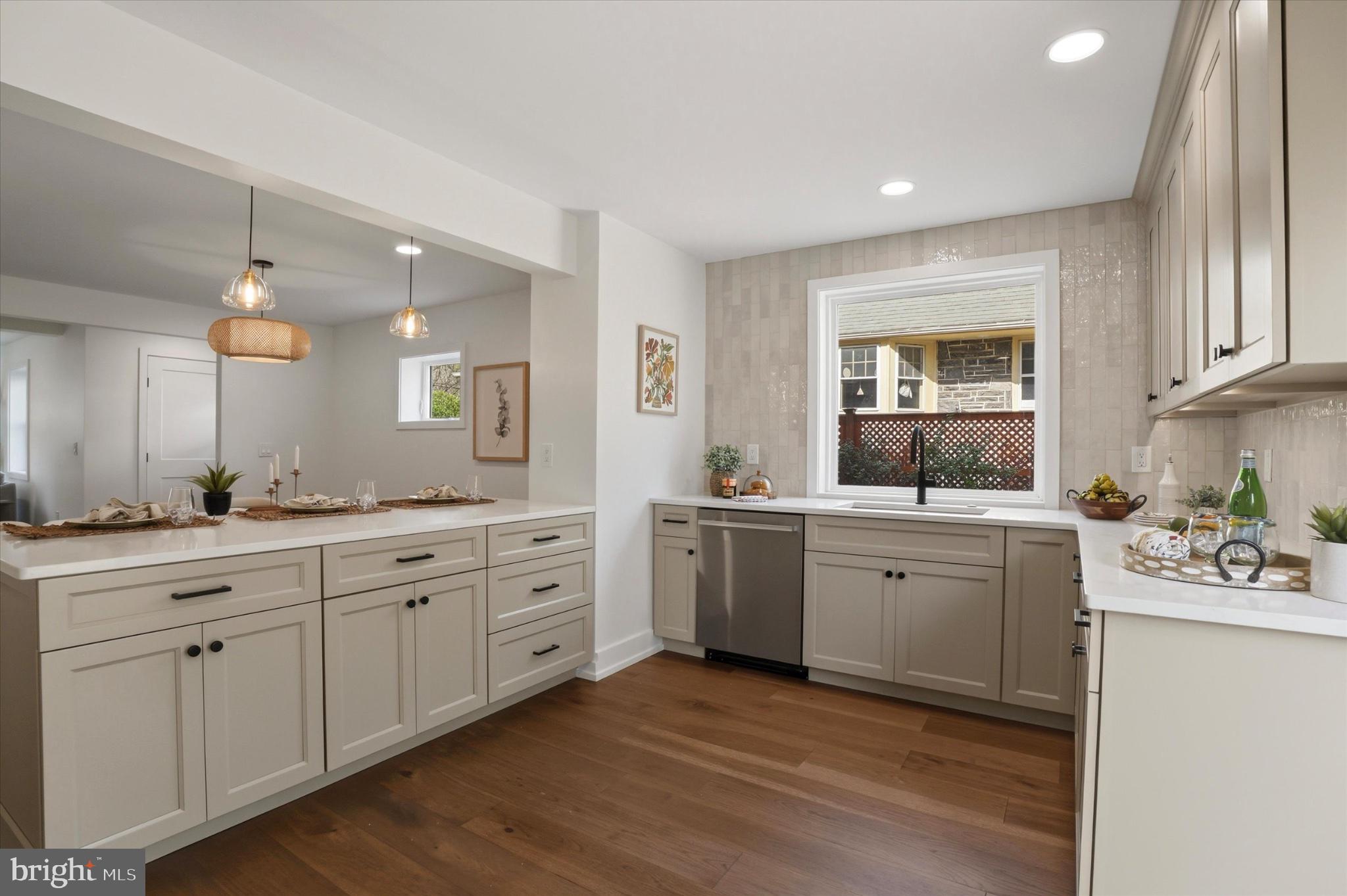 425 Grove Place Narberth, PA 19072 - Photo 11 of 35 Modern kitchen with elegant finishes.