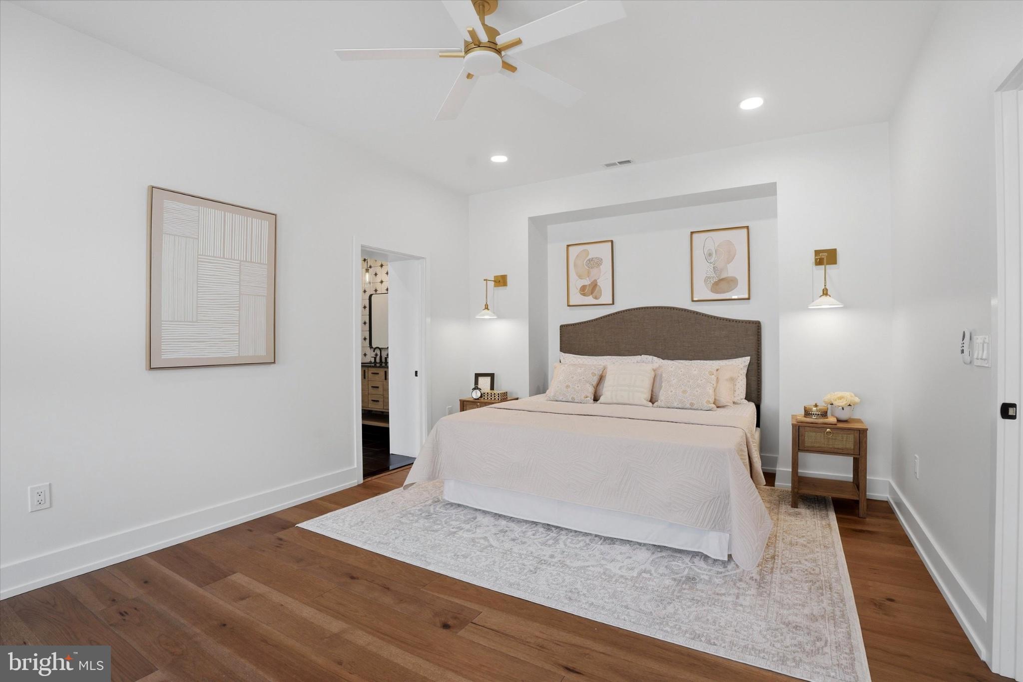 425 Grove Place Narberth, PA 19072 - Photo 15 of 35 Serene Primary bedroom with modern elegance.