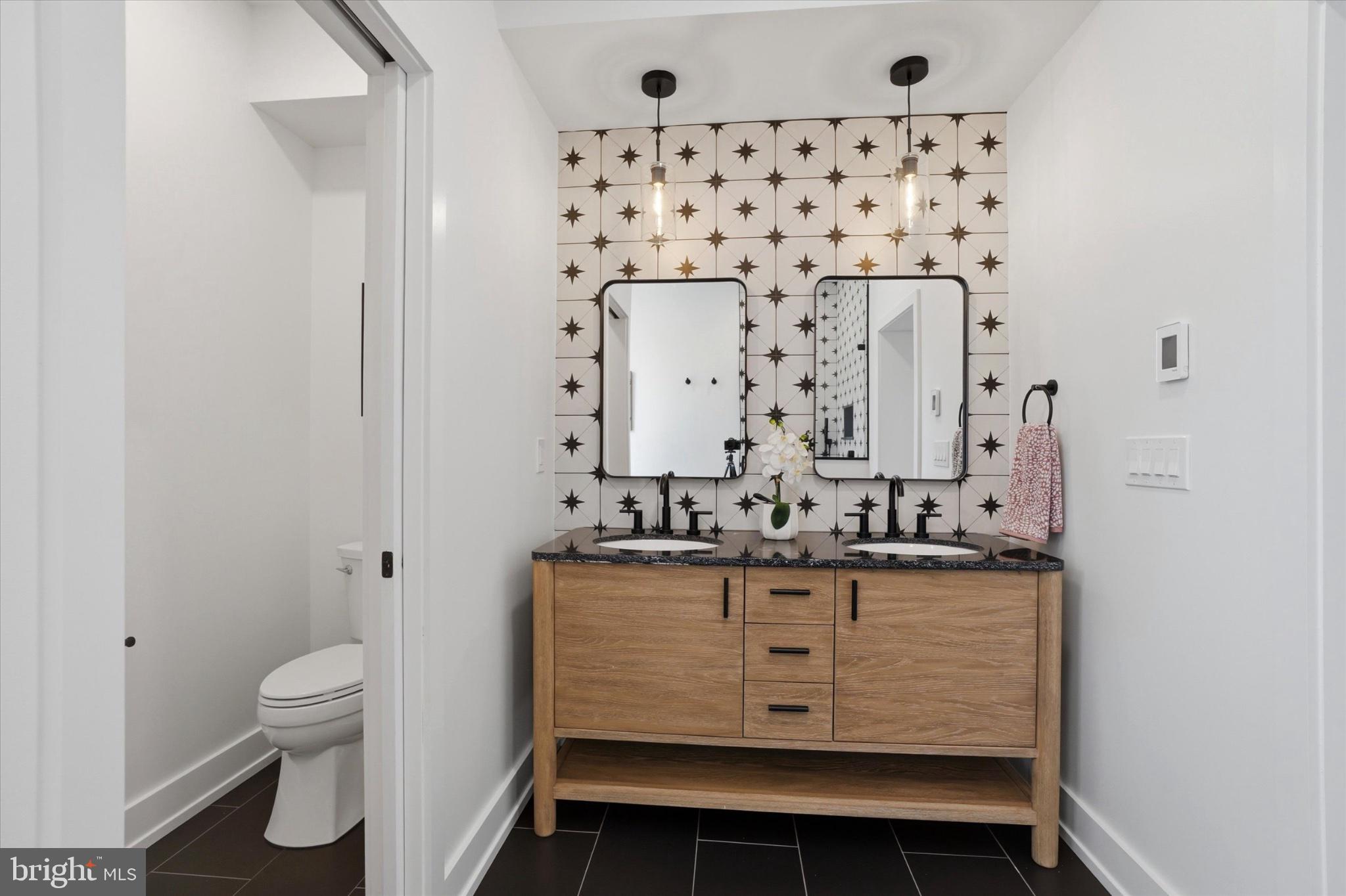 425 Grove Place Narberth, PA 19072 - Photo 19 of 35 Stylish dual vanity with chic accents.