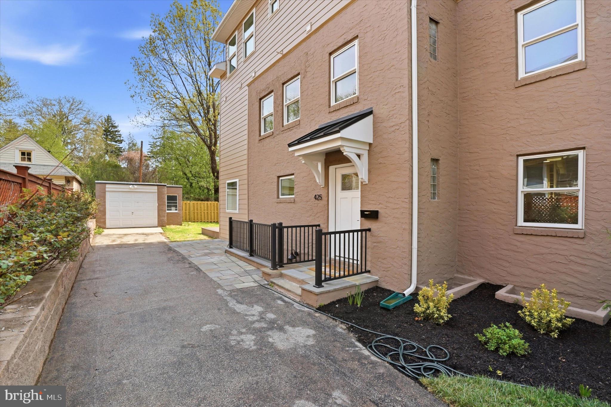 425 Grove Place Narberth, PA 19072 - Photo 2 of 35 Entrance with lush greenery.