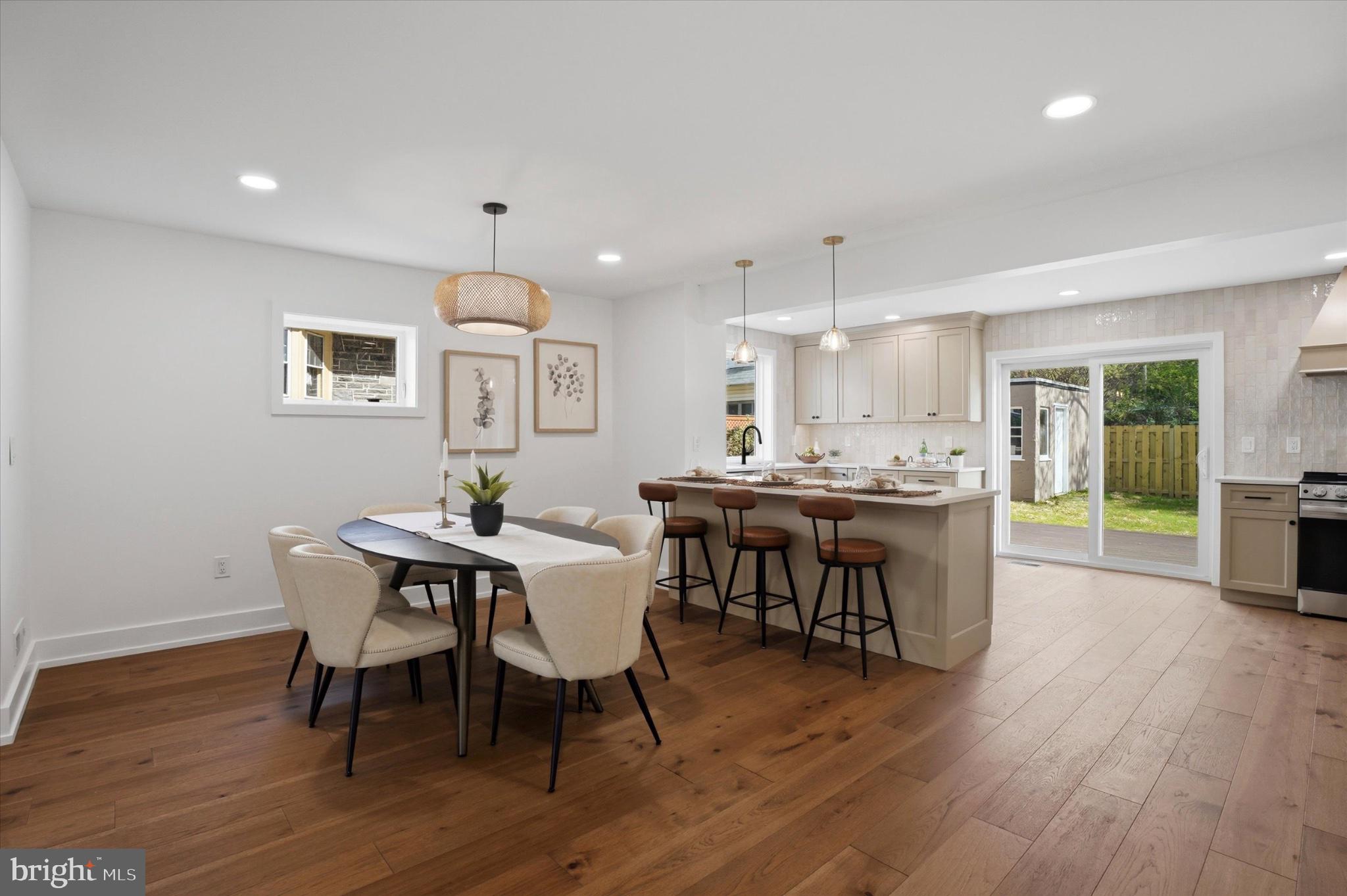 425 Grove Place Narberth, PA 19072 - Photo 9 of 35 Modern dining space with natural light.