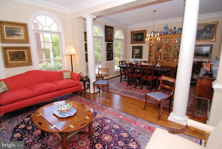 156 Rees Place Falls Church, VA 22046 - Photo 9 of 30 Living Room/Dining Room