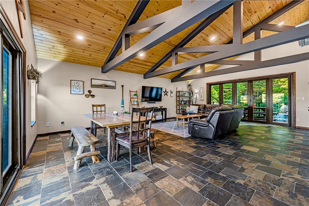 539 Lake Road Addison, PA 15411 - Photo 28 of 43 a outdoor space with lots of tables a large garden and furniture