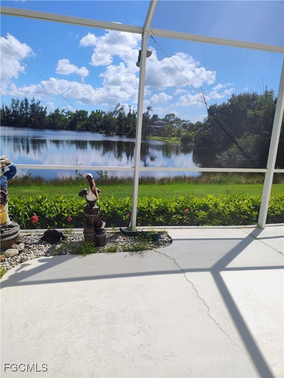 5619 Marina Road Bokeelia, FL 33922 - Photo 17 of 18 a view of a garden with a lake view