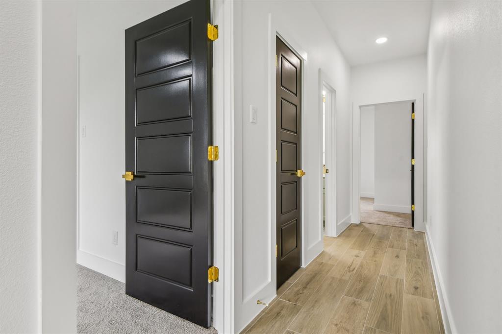 6605 Buffalo Ridge Circle Godley, TX 76044 - Photo 25 of 38 a view of hallway with wooden floor