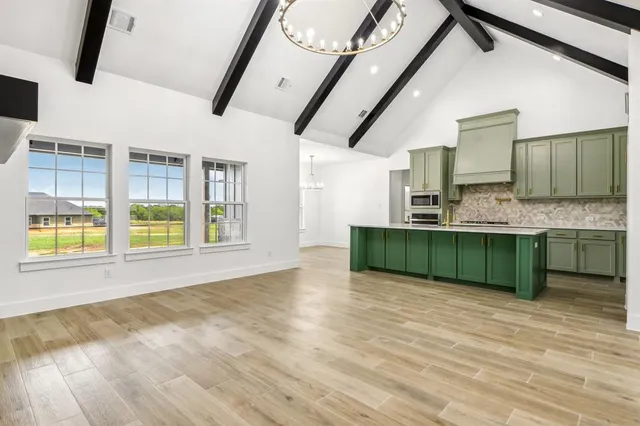 a view of an ocean and beach