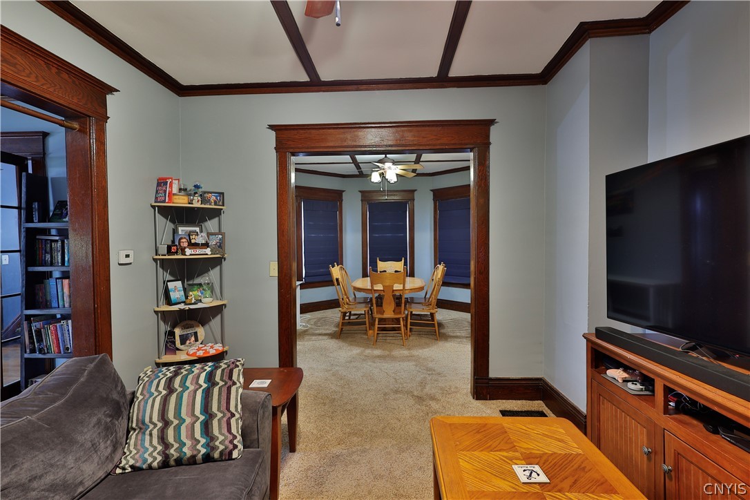 23 Union Street Auburn, NY 13021 - Photo 14 of 39 family room and dining room