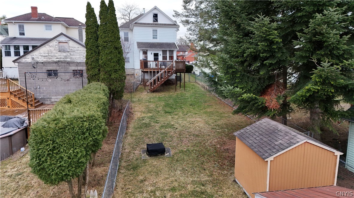 23 Union Street Auburn, NY 13021 - Photo 35 of 39 backyard and shed