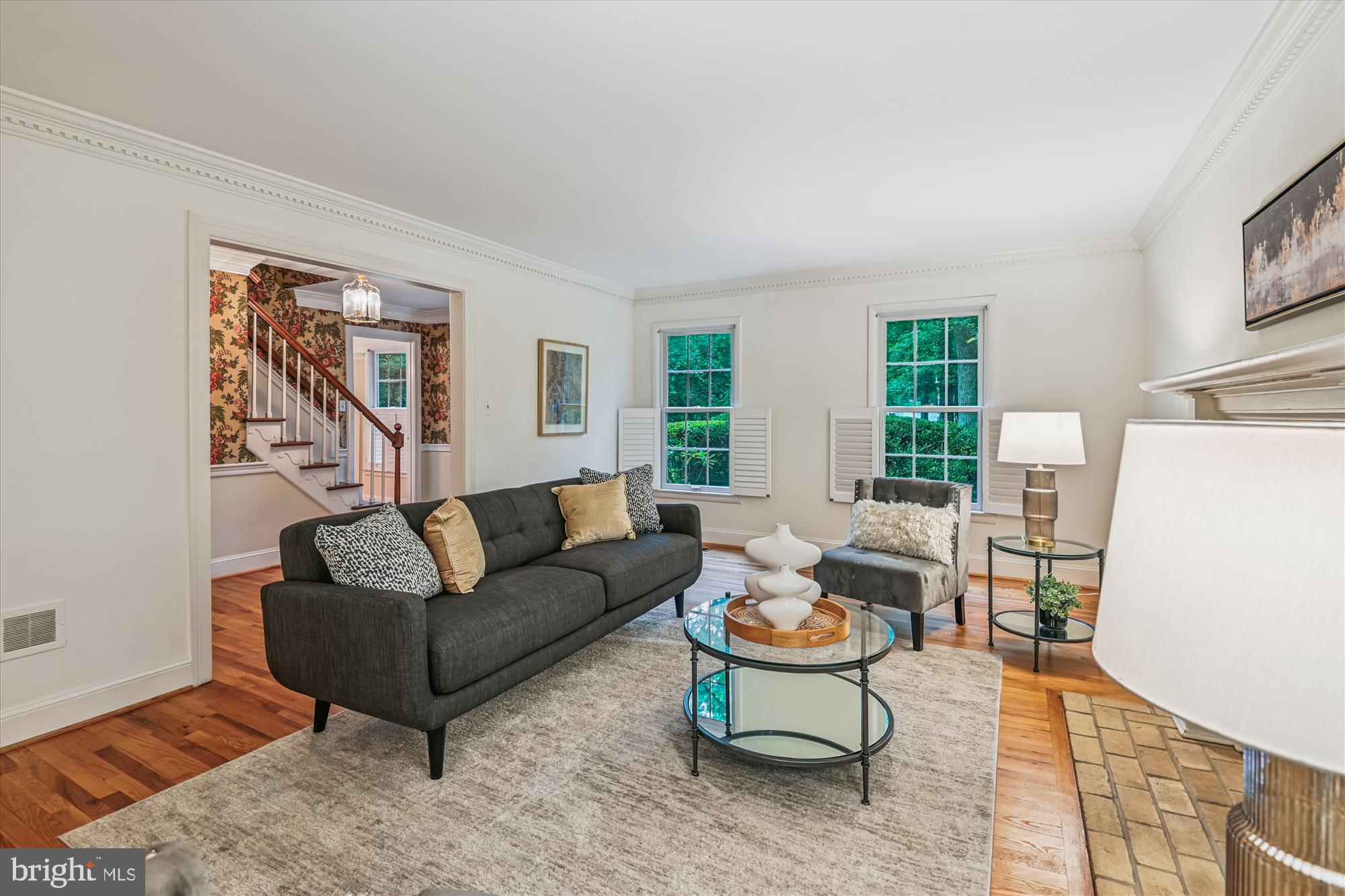1601 Ridout Road Annapolis, MD 21409 - Photo 3 of 32 LR with fireplace