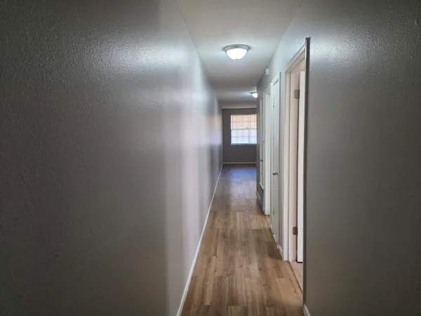 an empty room with window